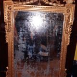 Louis XVI style gilded mirror