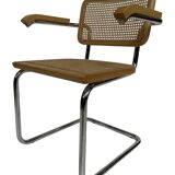 Cesca chair B64 with armrests by Marcel Breuer Design