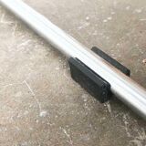 Postmodern German Kreuzschwinger bar stool by Till Behrens for Meyer Stahlmöbel, 1980s.