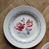 Digoin mismatched retro dinner plates