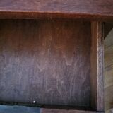 Vintage mahogany school desk