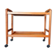 Mid century danish vintage hostess serving drinks trolley in teak