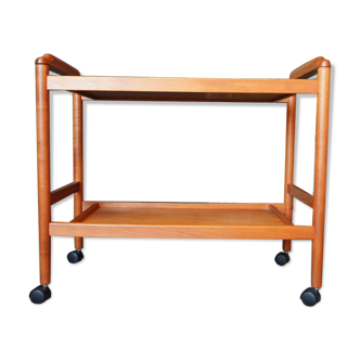 Mid century danish vintage hostess serving drinks trolley in teak