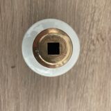 Round door handle in Limoges porcelain