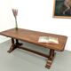 Table de ferme bourgeoise en chêne, années 50