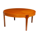 Mid century table in satin birch
