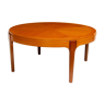 Mid century table in satin birch