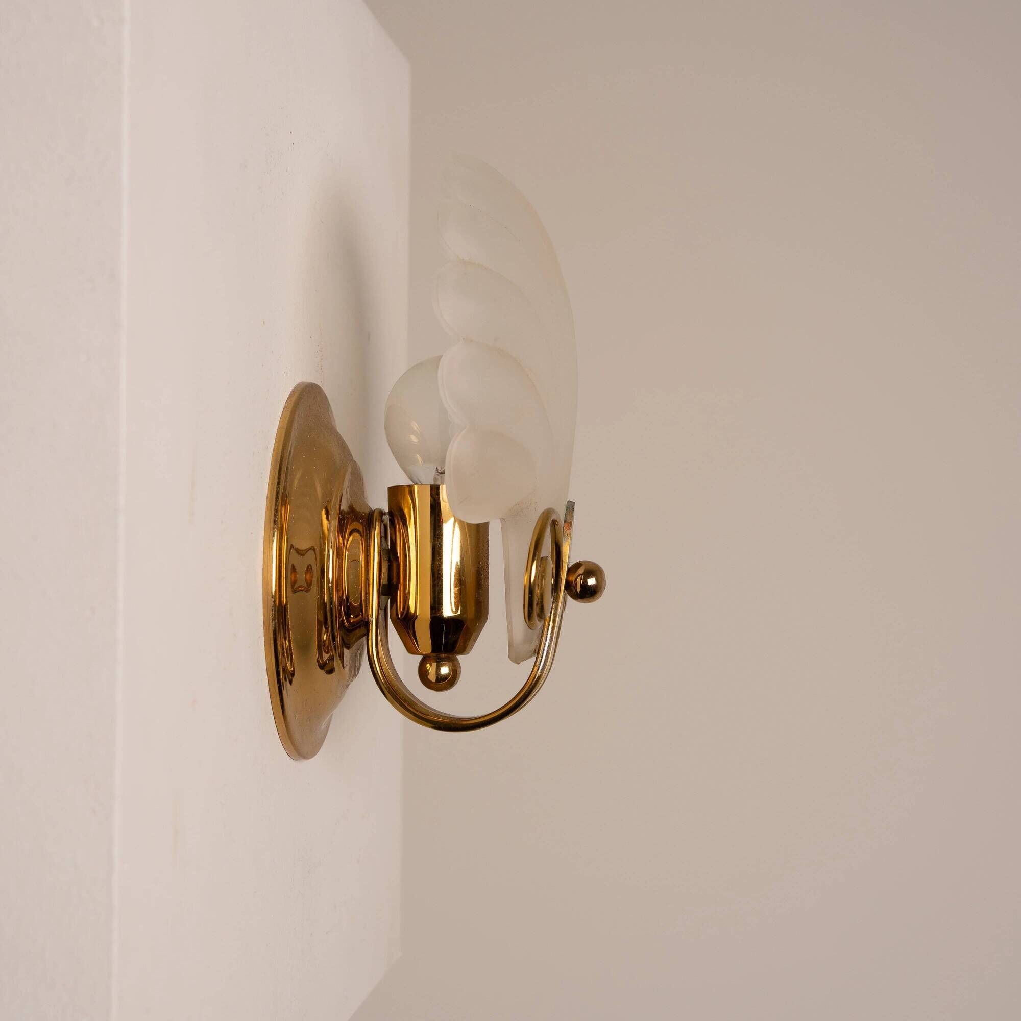 Paire d'appliques murales en coquillage par Deknudt