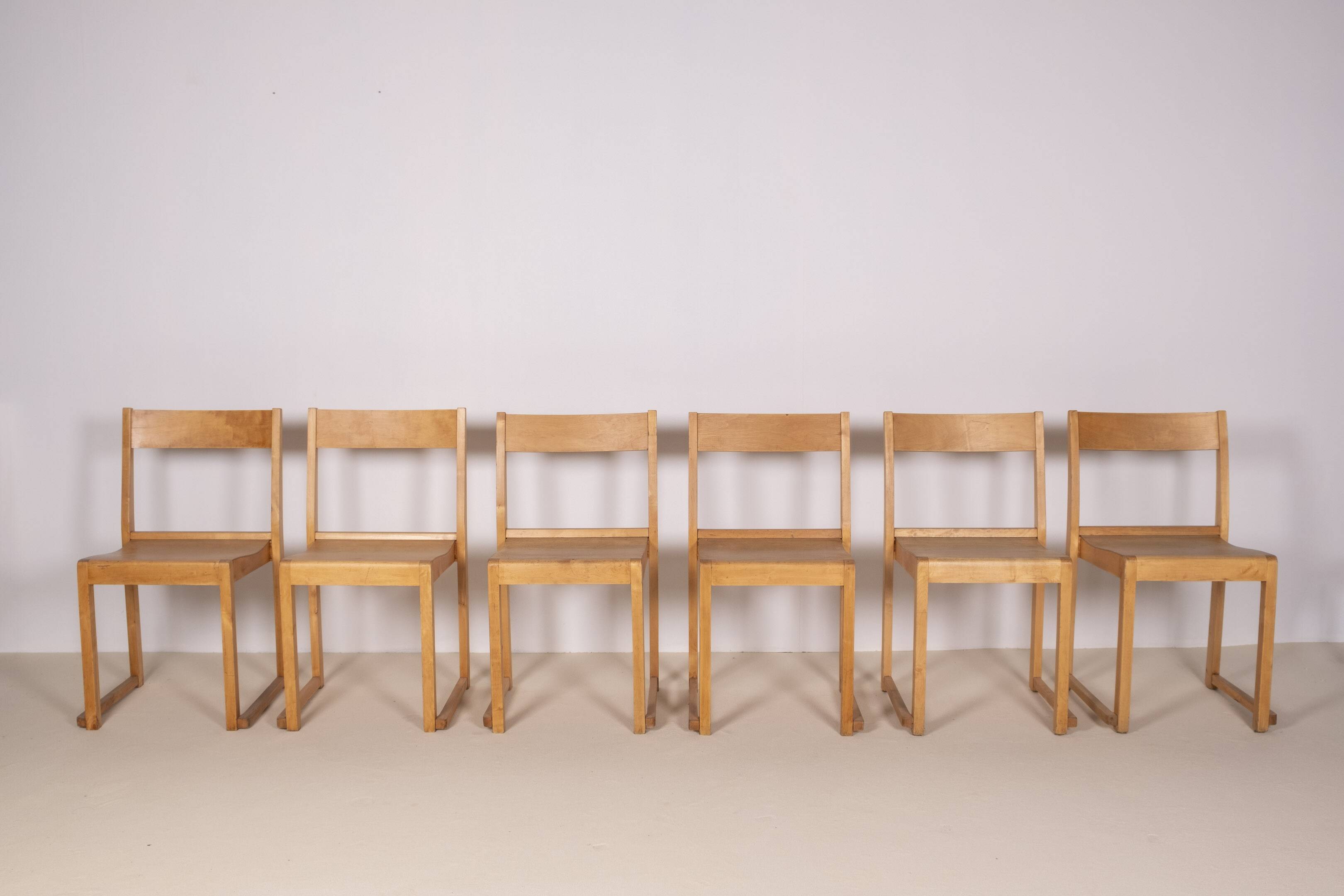 6x Sven Markelius Orchestra Chairs