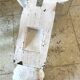 White Patinated Wall Console Shelf