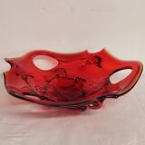 Centro de mesa de cristal de Murano. Italy, 1980s.