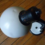 White articulated desk lamp, vintage 1960s
