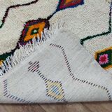 Handmade wool Berber rug 240 x 150 cm
