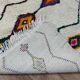 Handmade wool Berber rug 240 x 150 cm