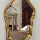Large baroque mirror in gilded wood