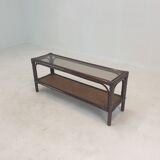 Italian Bamboo and Rattan Coffee Table, 1980s