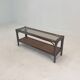 Italian Bamboo and Rattan Coffee Table, 1980s