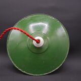 Green enamelled steel hanging