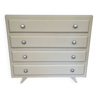 Large chest of drawers with compass feet