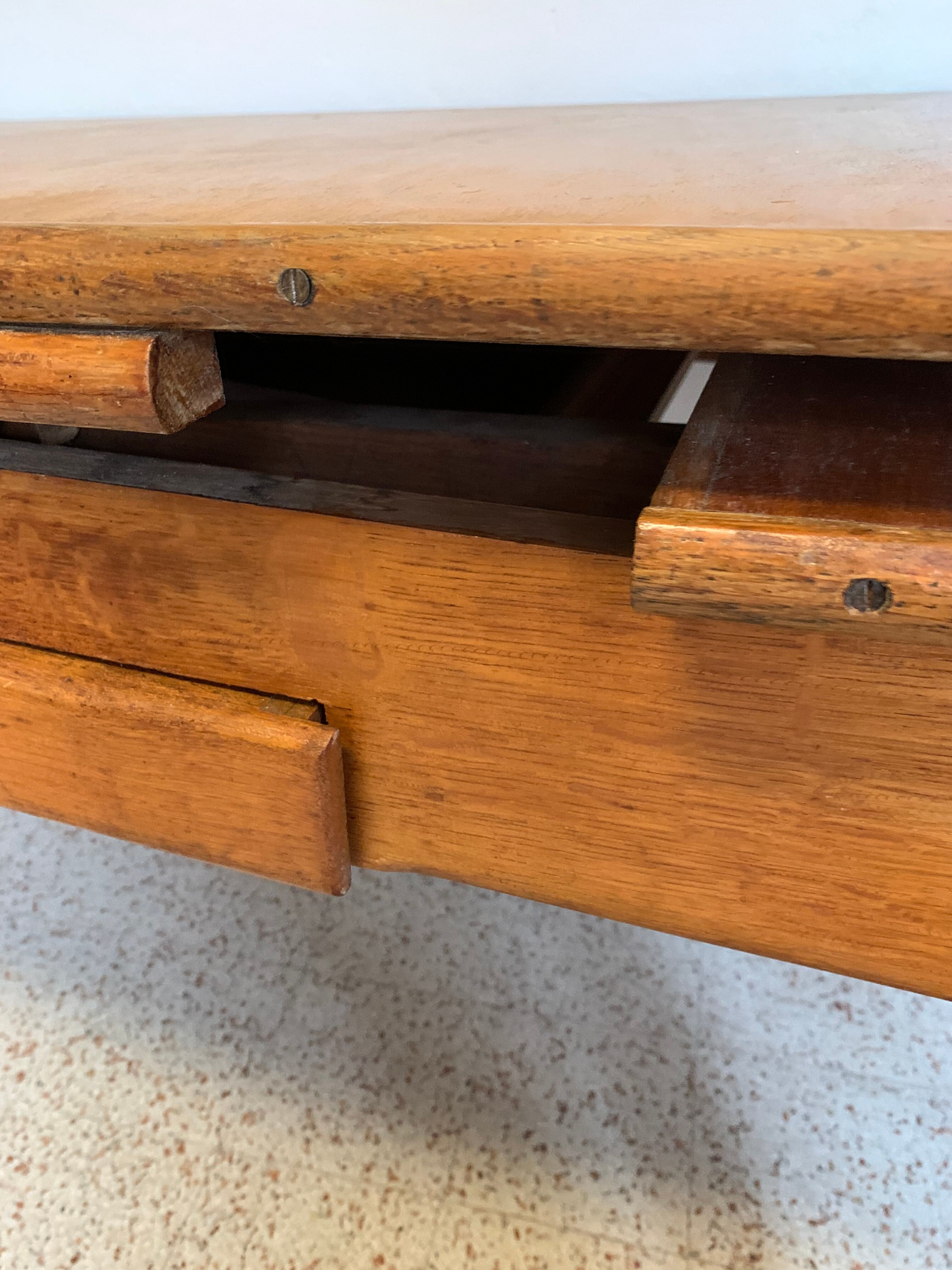 Living table wooden extension vintage