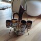 Vintage liqueur service signed Vallauris