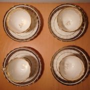 English porcelain cup service ROYAL CROWN DERBY 19th century