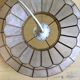 70s mother-of-pearl and brass pendant light