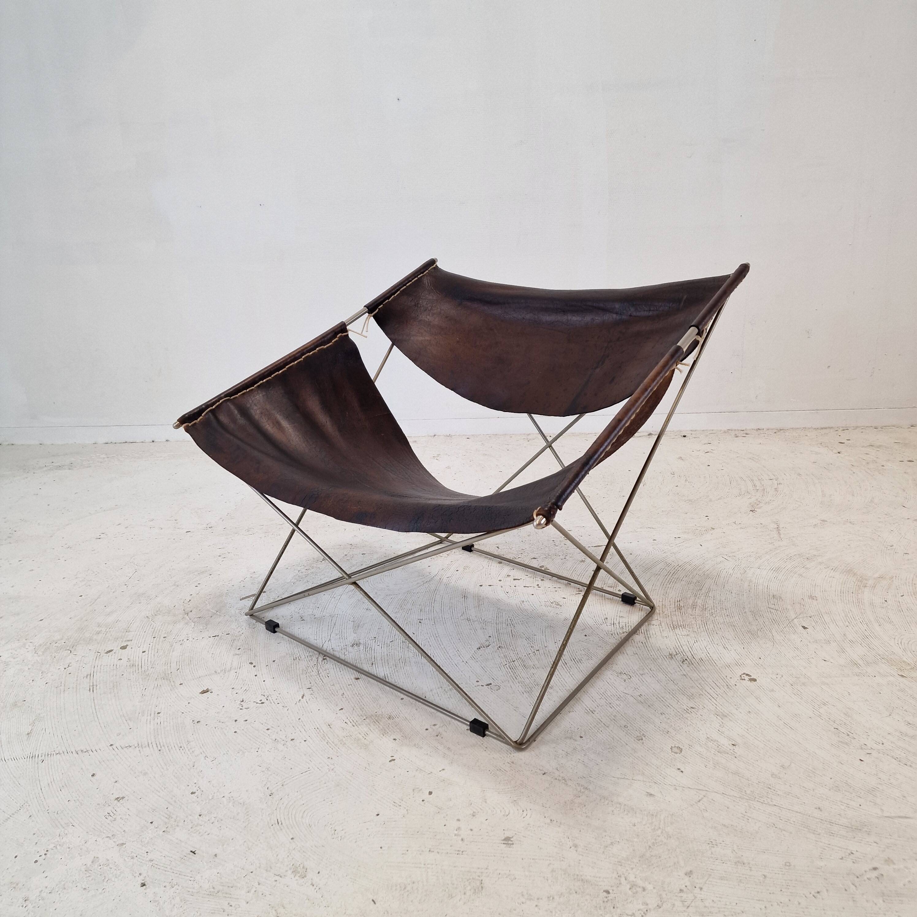 Mid Century F675 Butterfly Chair by Pierre Paulin for Artifort, 1960's