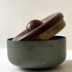 Scandinavian modernist metal and wood empty pocket box, unique piece from 1950.