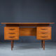 Mid-Century Danish Desk in Teak, 1970s