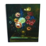 Painting "with a vase of flowers"