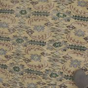 Tapis de sol vintage géométrique Oushak sku 1563