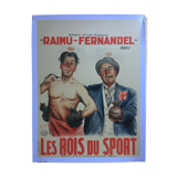 Cinema poster "Kings of Sport" Fernandel, Raimu 60x80cm 1937