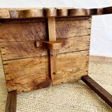 Old wooden hinged cabinet