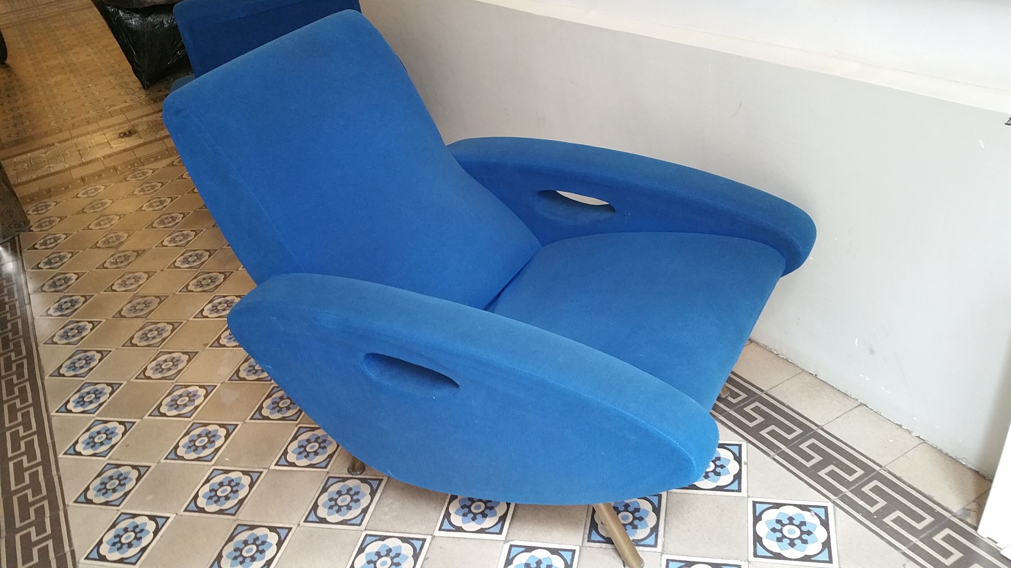1/2 rare club chairs lounge chair François Letourneur for Maurice Mourra 1955