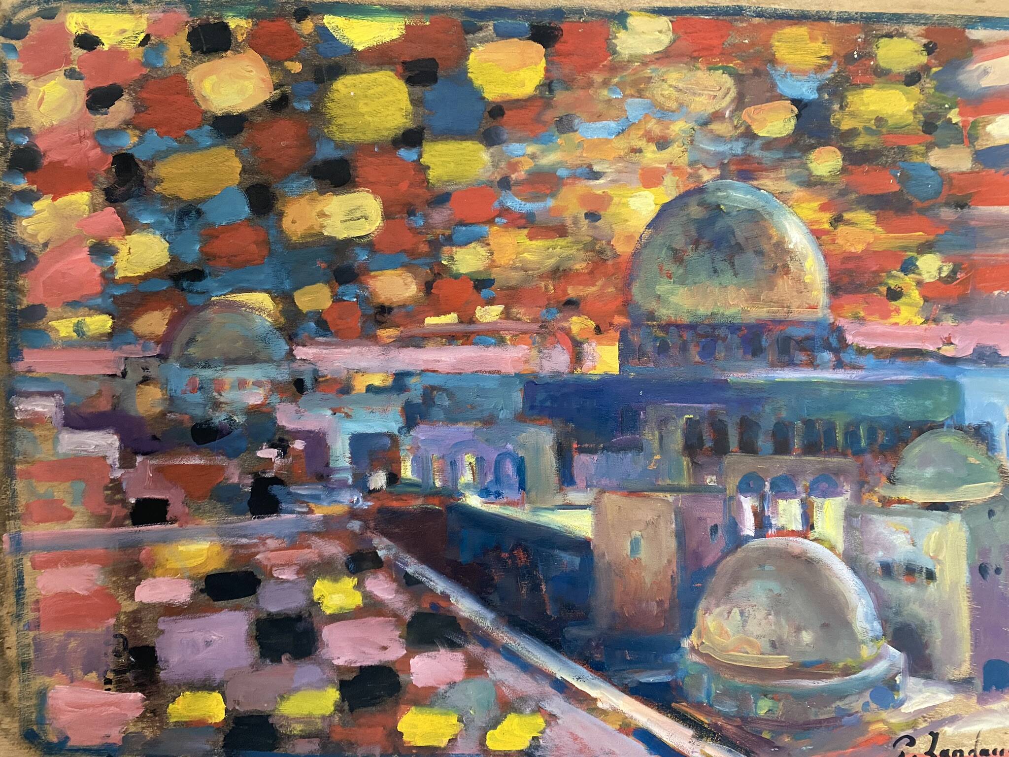 Landscape of Jerusalem by Patrice Landauer