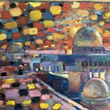 Landscape of Jerusalem by Patrice Landauer
