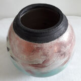 Raku vase 13x13 cm