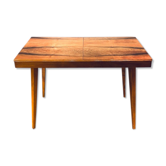 Table pliante, placage, Tatra noyer vintage 60