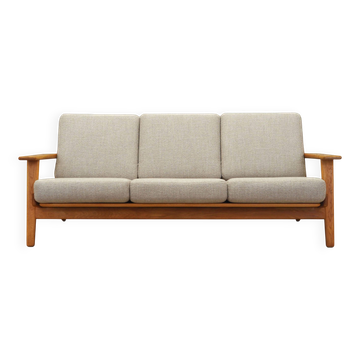 Oak sofa, Danish design, 1960s, designer: Hans J. Wegner, manufacturer: Get