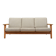 Oak sofa, Danish design, 1960s, designer: Hans J. Wegner, manufacturer: Get