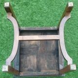 Table old table sofa square tray oak parquet style of Versailles