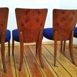 H-214 Chairs attributed by Jindřich Halabala for Up Zavody, 1950s, Set of 4