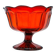 B8H Huta Hortensja - ruby dish / chalice