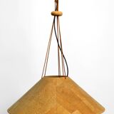 1970s cork ceiling lamp by M-Design | by Willhelm Zanoth and Ingo Maurer