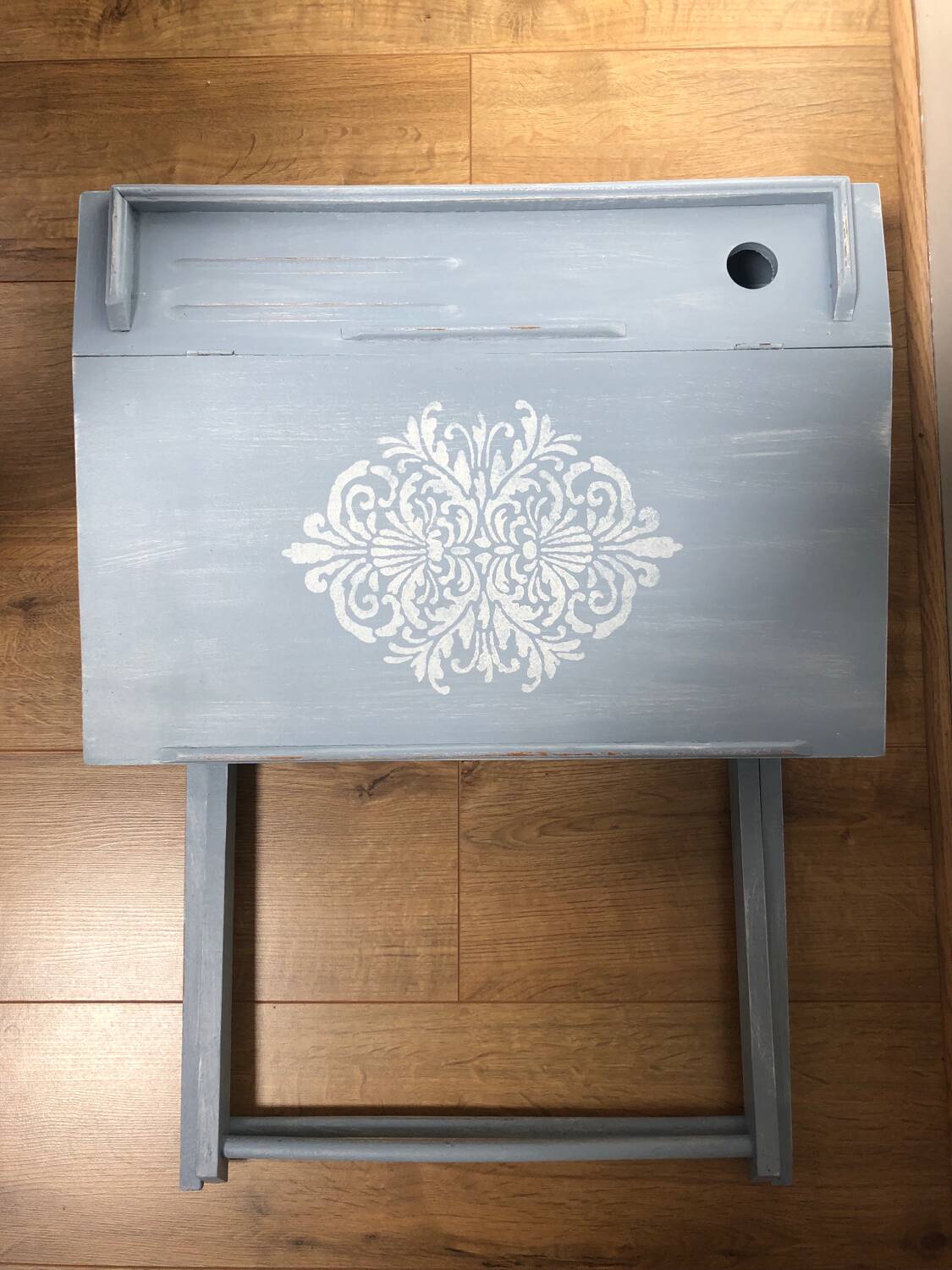 Pretty wooden children's desk/table.