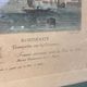 Framed antique engraving of the port of Bordeaux