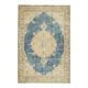 1970s Vintage Turkish Oushak Handmade Wool Cotton Orange Area Rug 205x304
