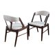 Paire de chaises scandinaves vintage