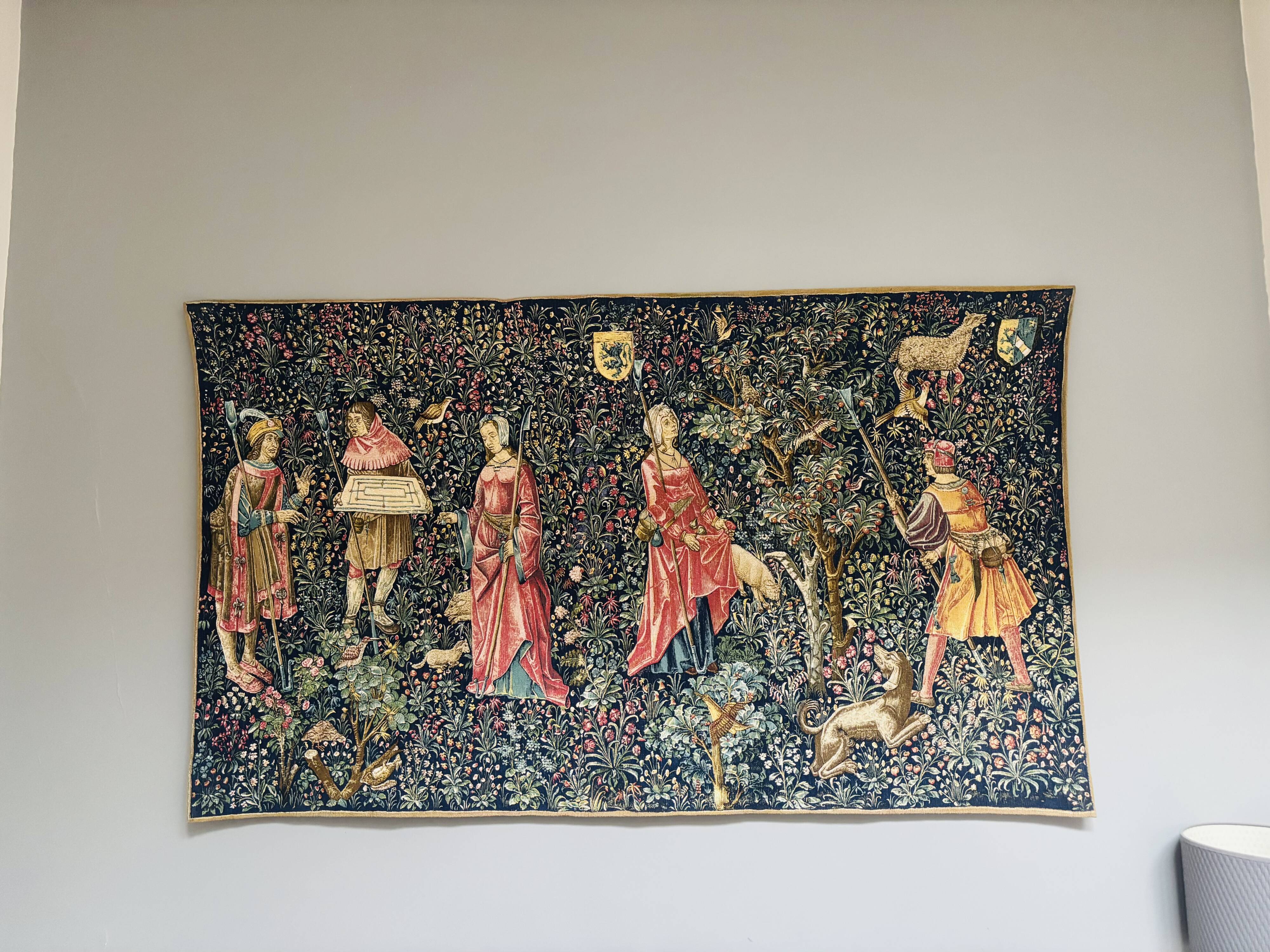 Reproduction Wall Tapestry HAND-WOVEN Fruit Picking XVI LOUVRE
